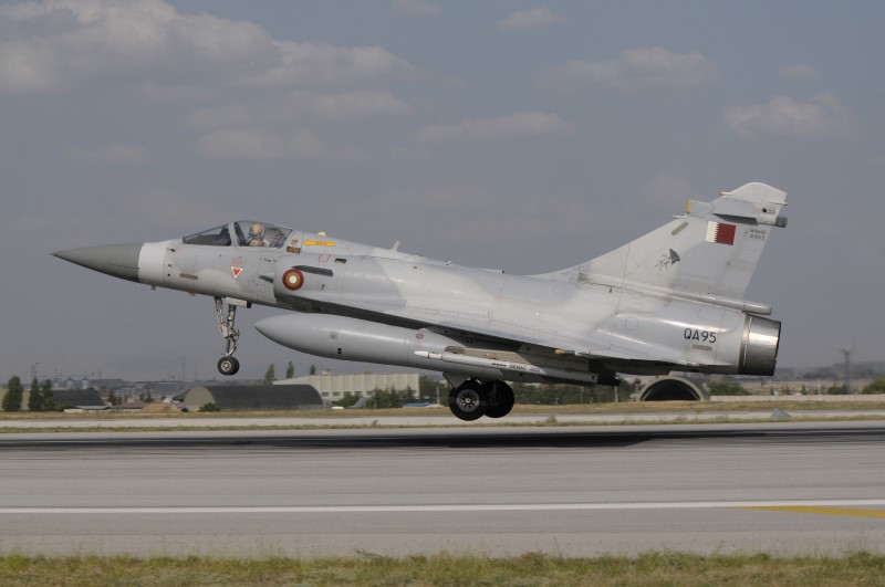 Photo 54.JPG - A Mirage 2000-5DEA of 7th Air Superiority Sq from Doha shortly before touchdown